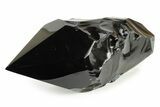 Free-Standing Polished Obsidian Point - Mexico #242437-1